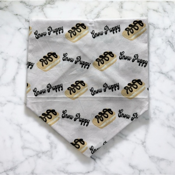DOG Bandana - Snow Puppy - Size L Large - Picture 1 of 1